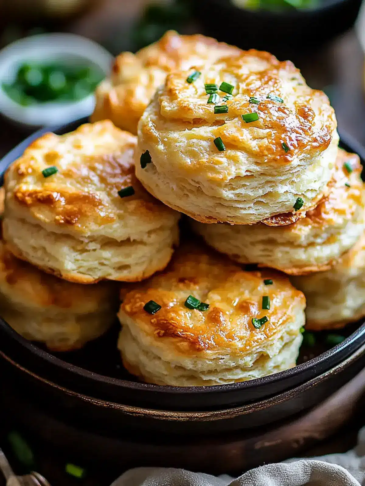 Cheddar Chive Biscuits