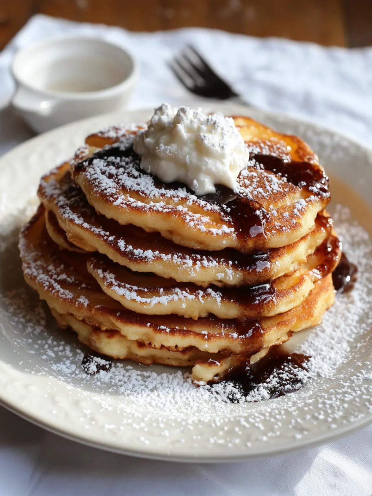Spanish Churro Pancakes