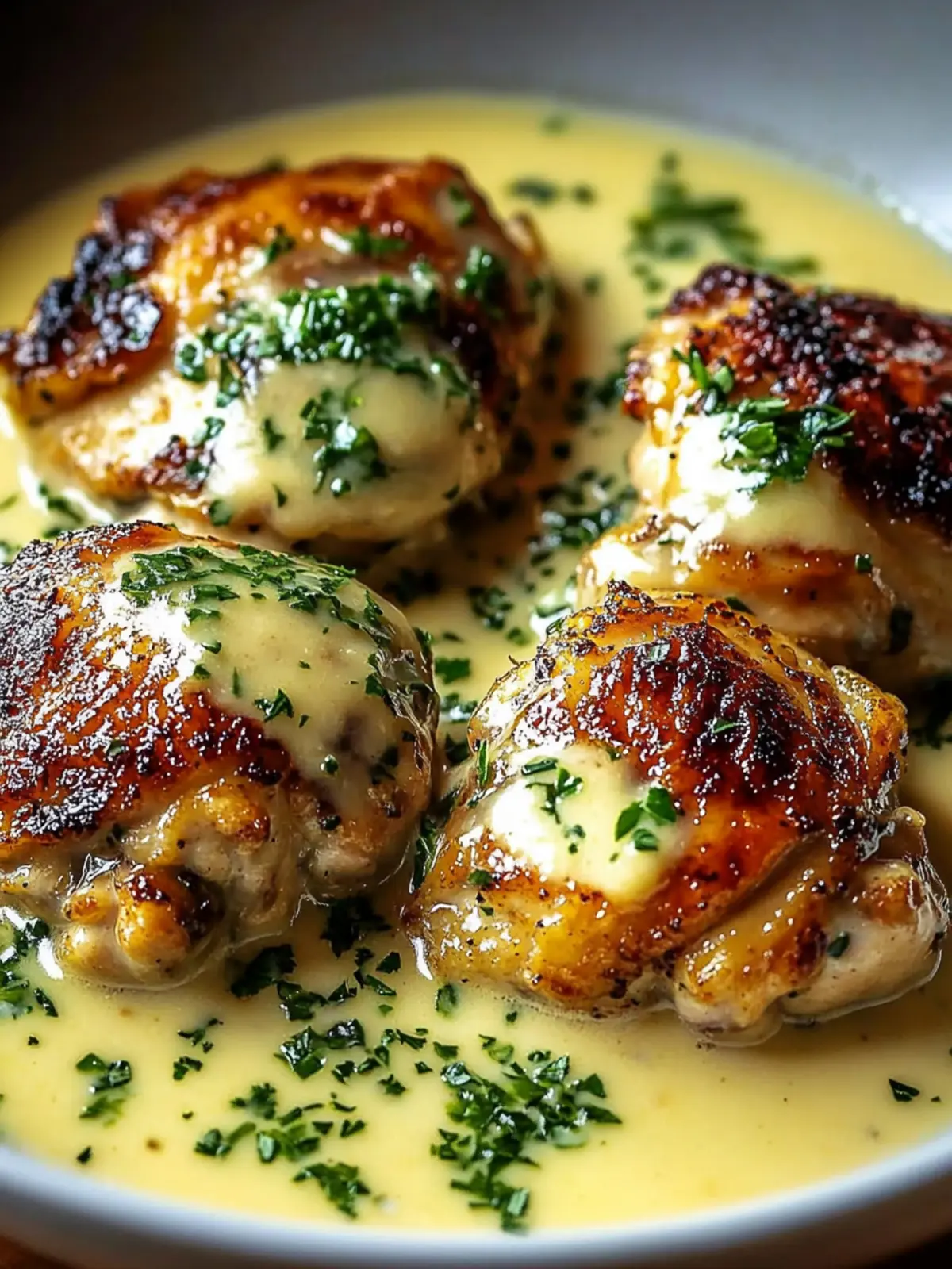 Bobby Flay Chicken Thighs With Creamy Garlic Sauce