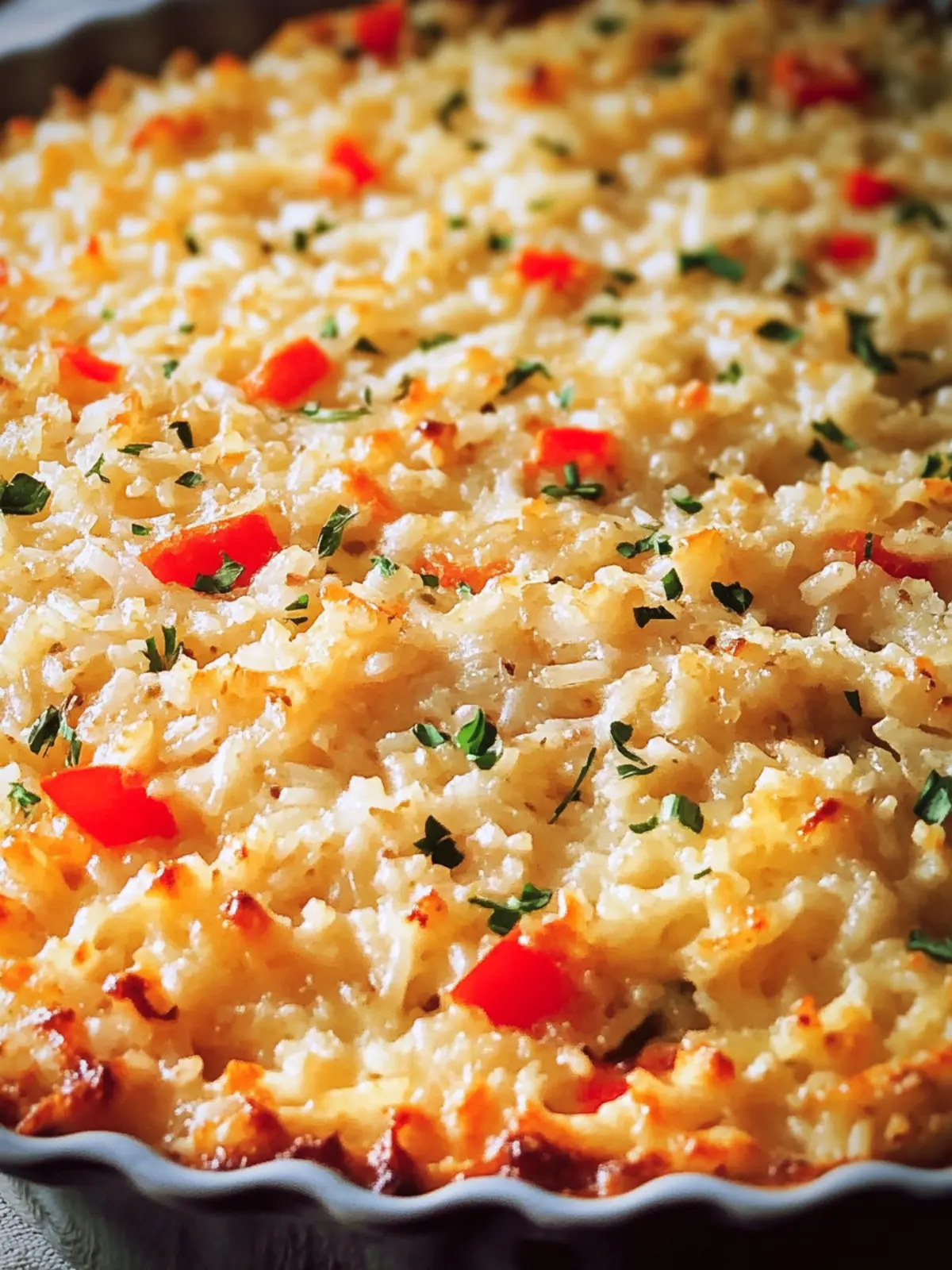 Pepper Jack Rice Bake