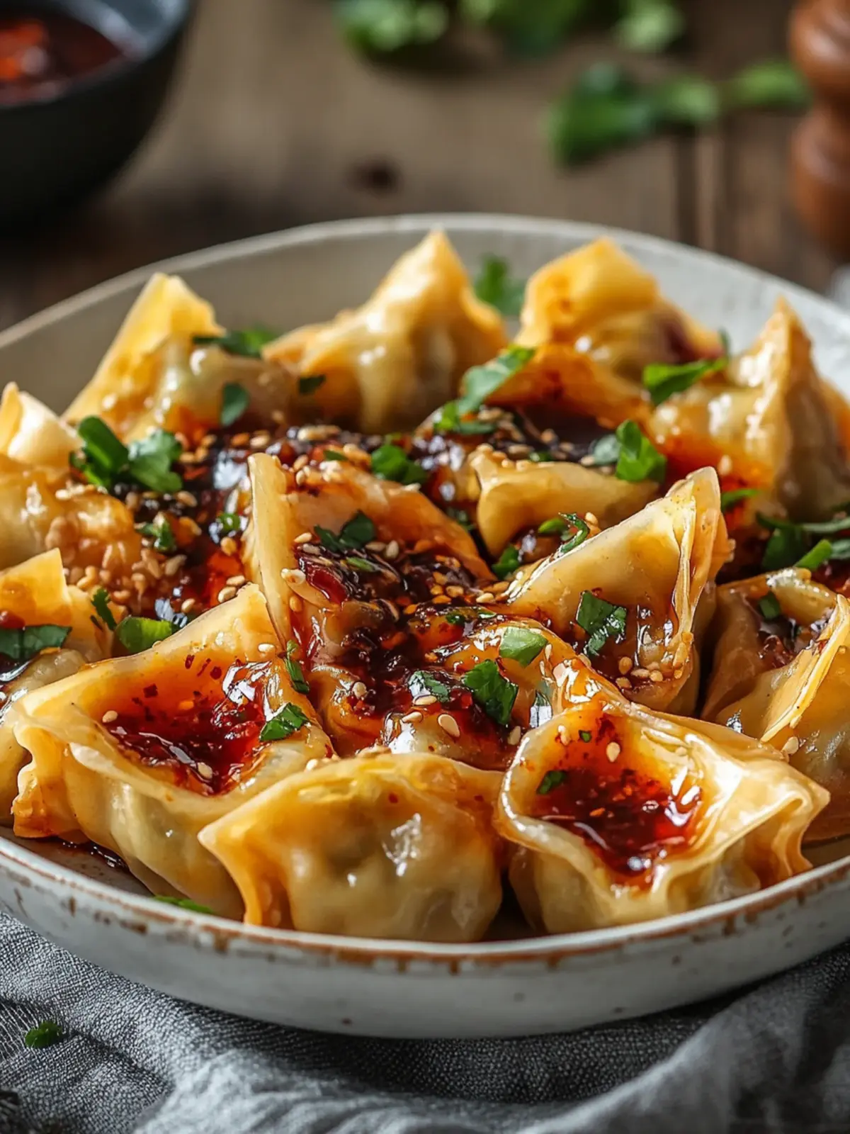 Spicy Wontons in Chilli Sauce: Your New Favorite Comfort Snack 2 Spicy Wontons in Chilli Sauce