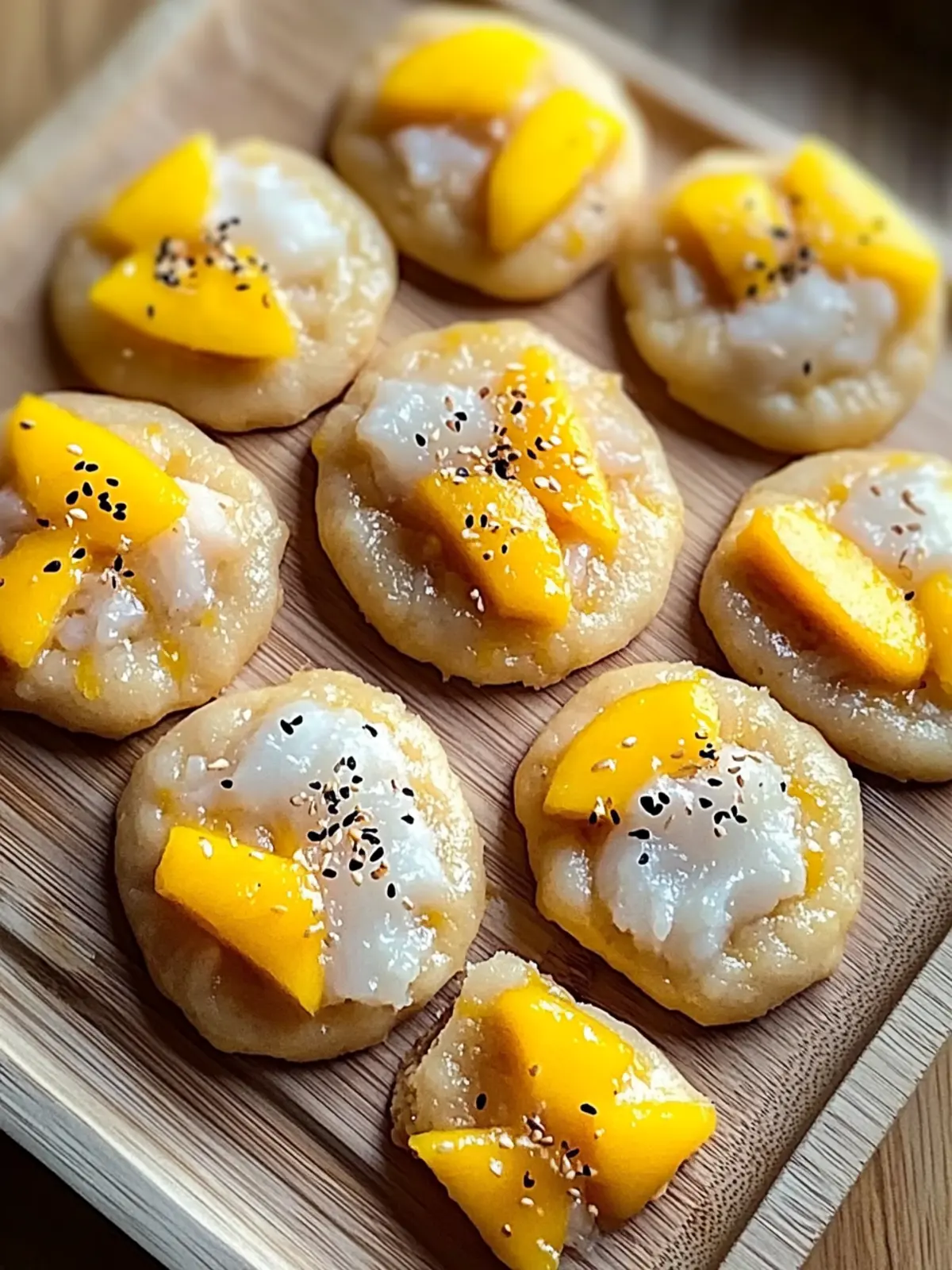 Mango Sticky Rice Cookies