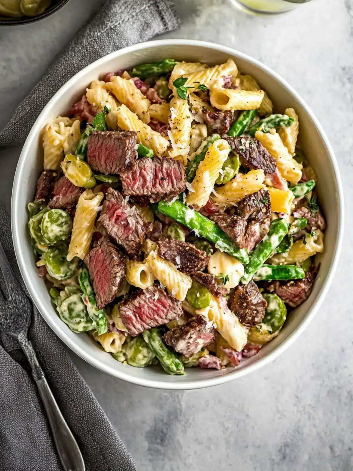 Steak Pasta Salad