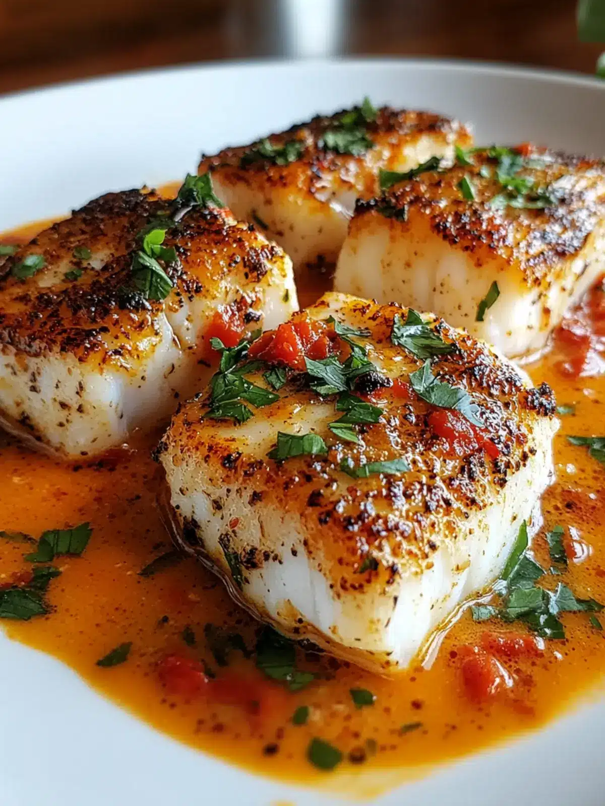 Cod in Roasted Red Pepper Sauce: A Healthy, Flavorful Feast 4 Cod in Roasted Red Pepper Sauce