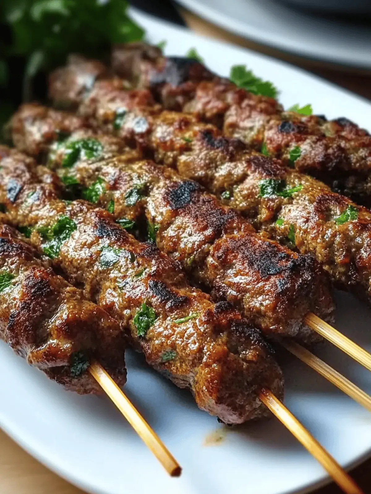 Savor Juicy Beef Kafta Kebabs in Just 30 Minutes 3 Beef Kafta Kebabs