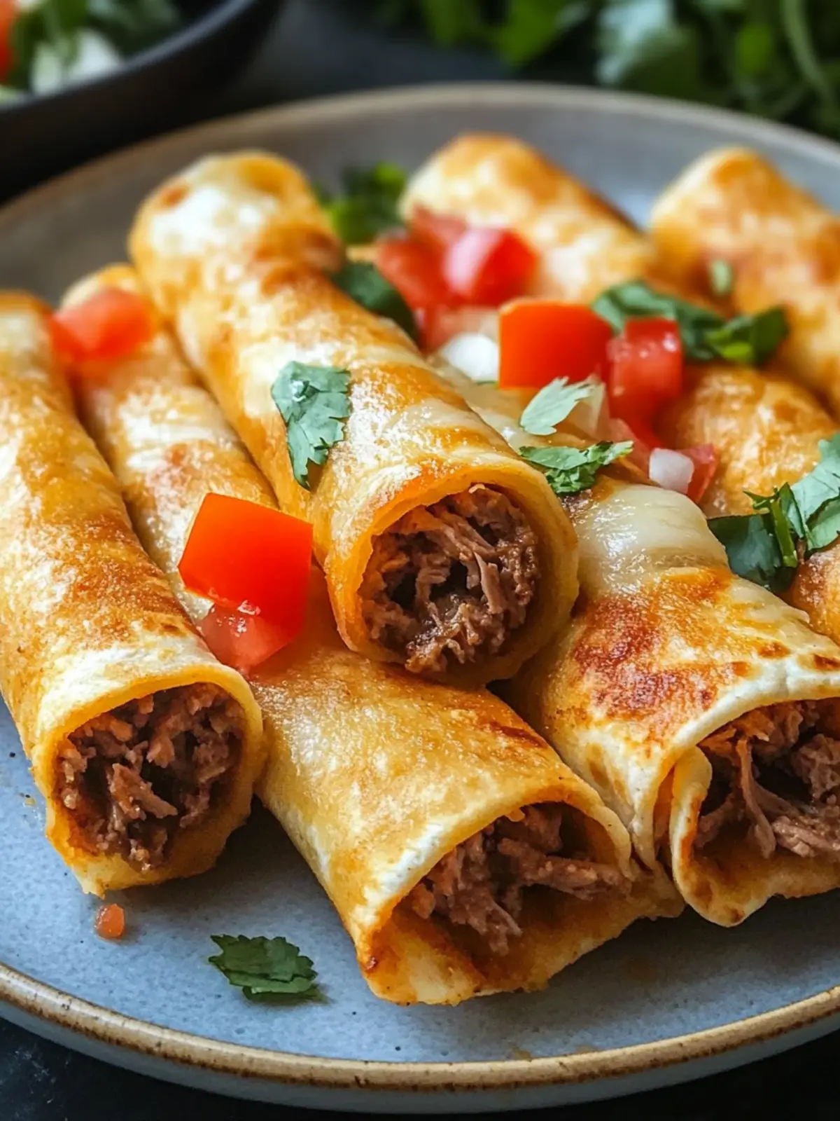 Keto Beef Taquitos