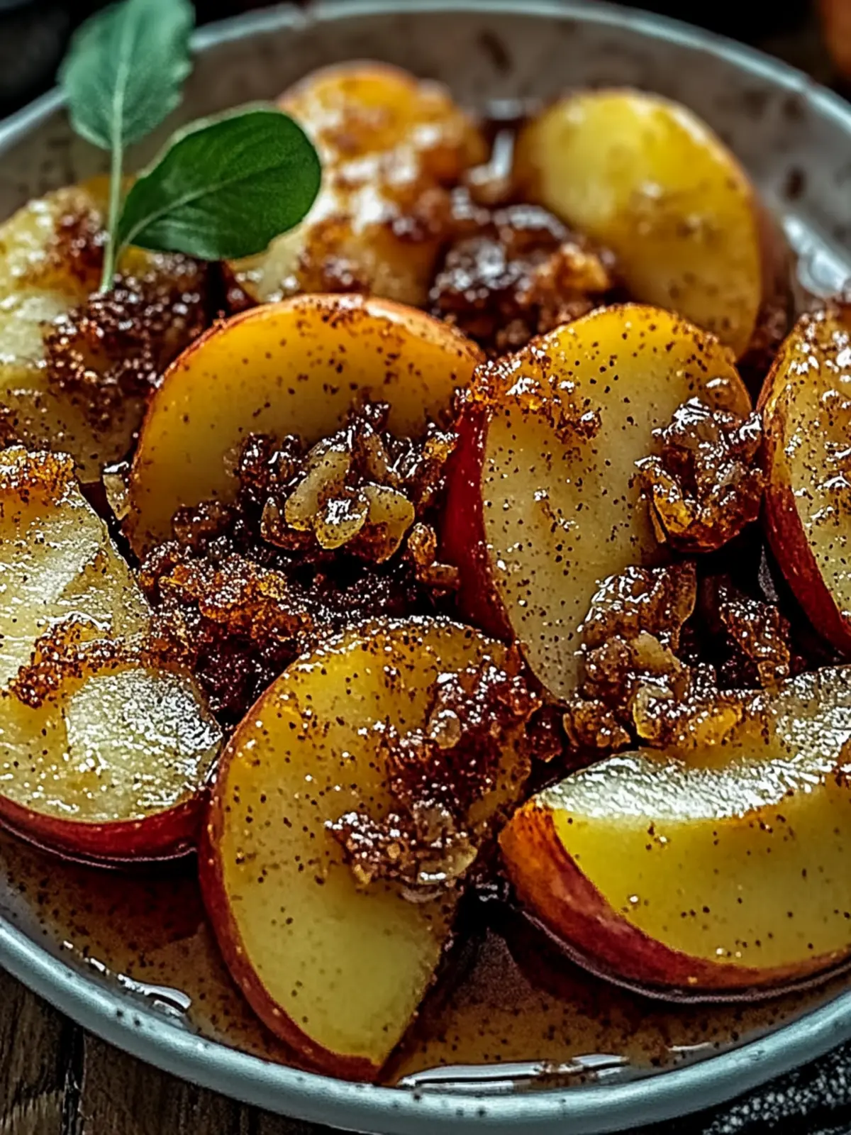 Maple Cinnamon Roasted Apples