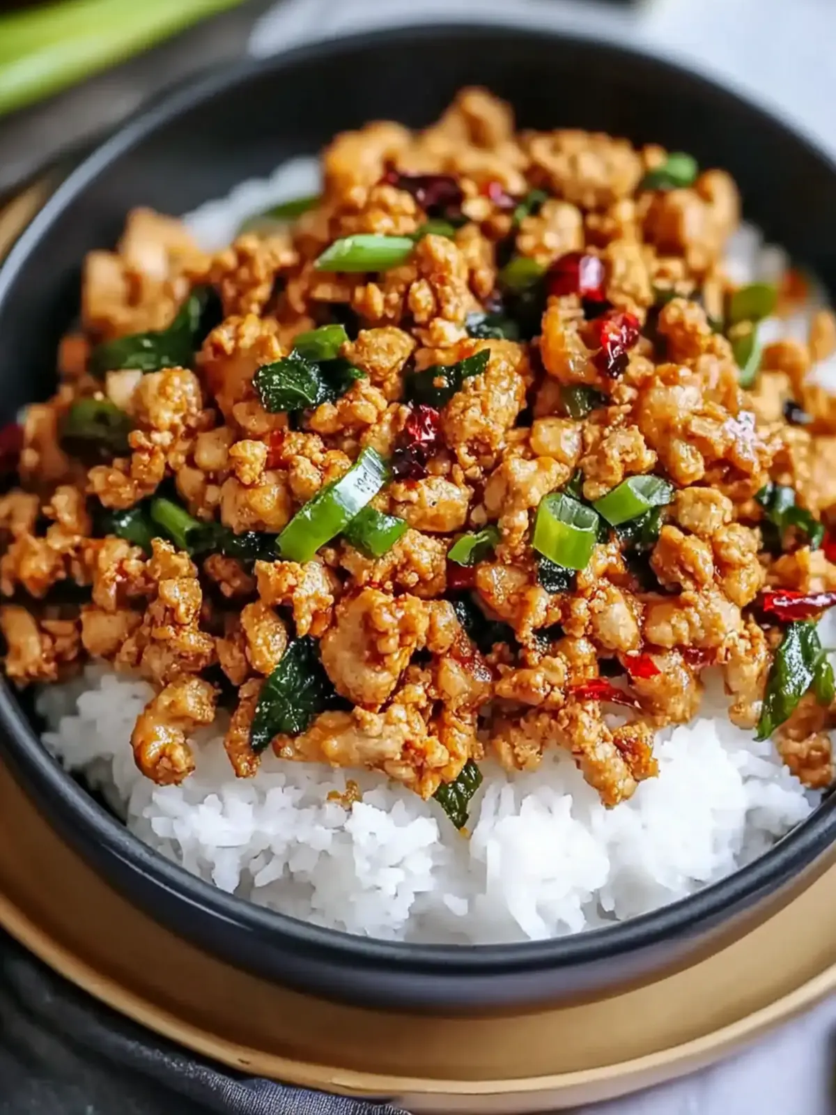 Low Carb Firecracker Ground Chicken