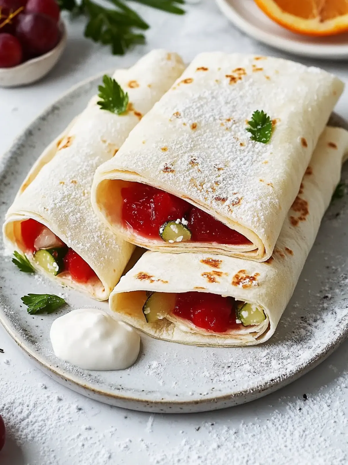 Snow Angel Tortilla Wraps