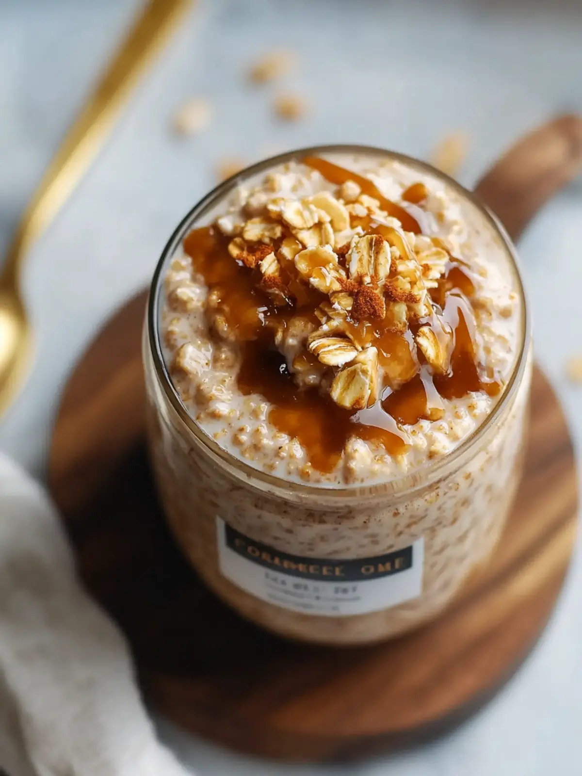 Caramel Macchiato Overnight Oats