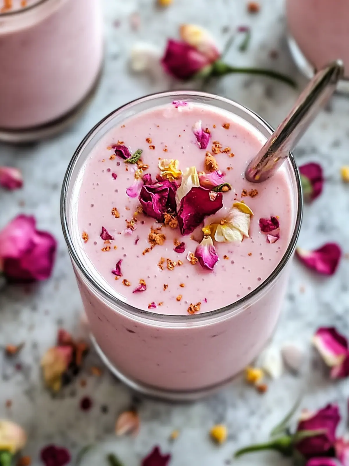 Creamy Rose Lassi