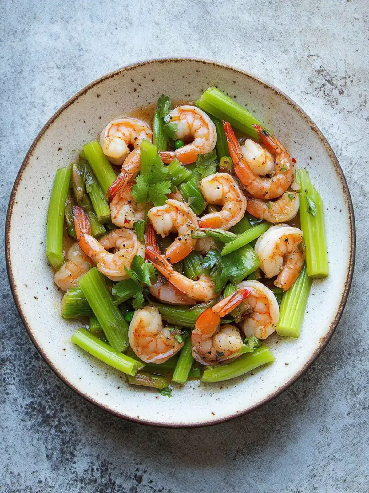 Chinese-Style Shrimp and Celery Stir Fry
