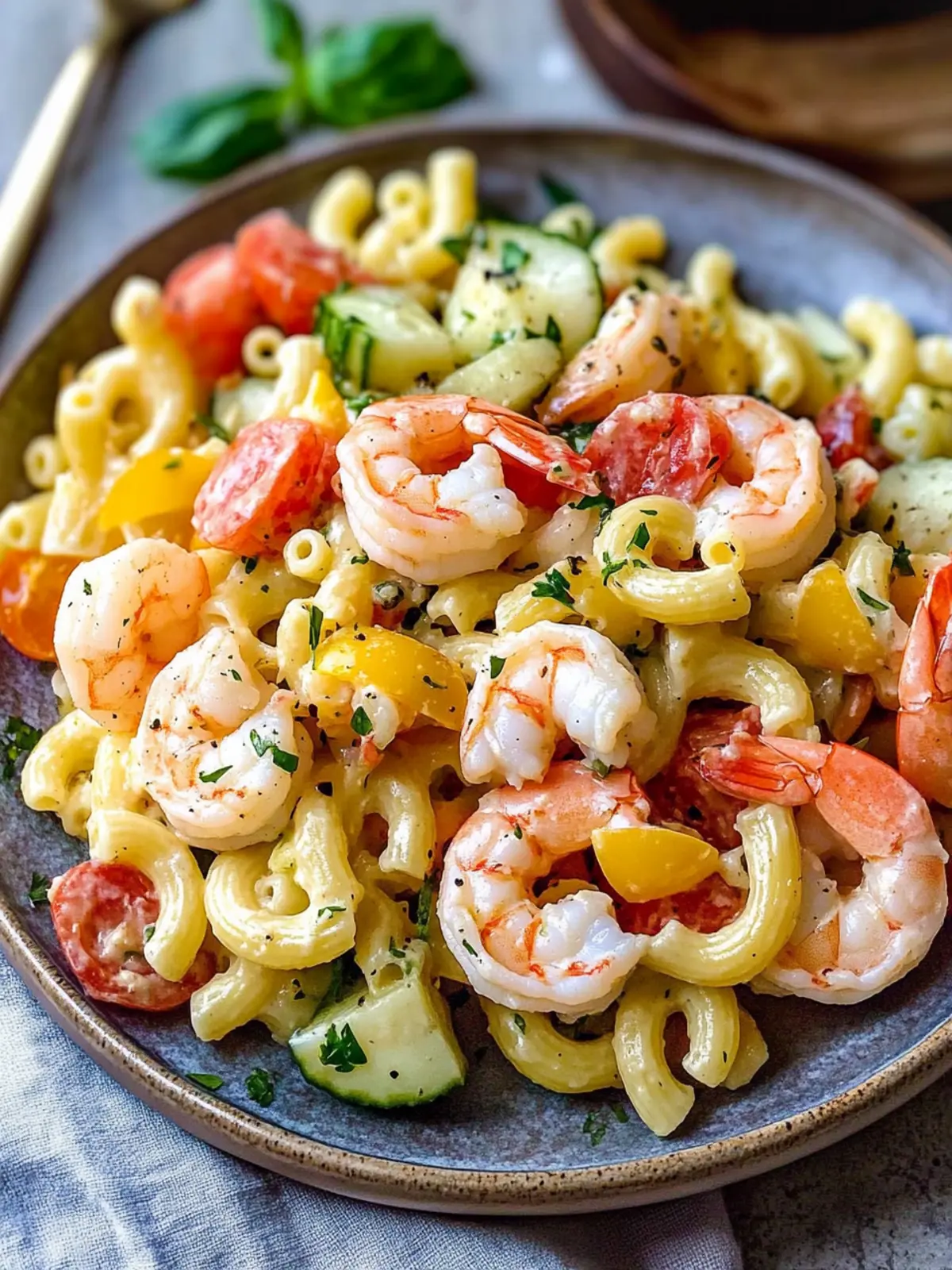 Shrimp Macaroni Pasta Salad