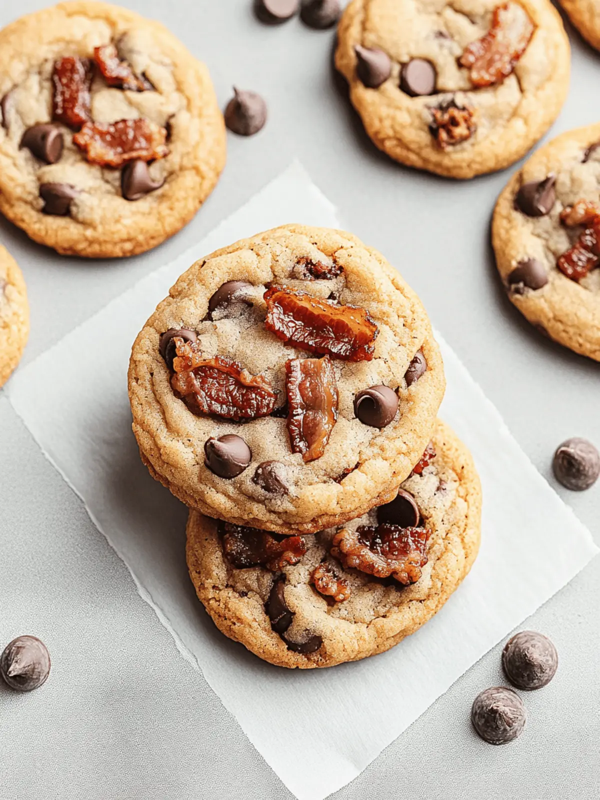 Maple Bacon Chocolate Chip Cookies